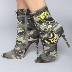 Flight Bootie - Camouflage